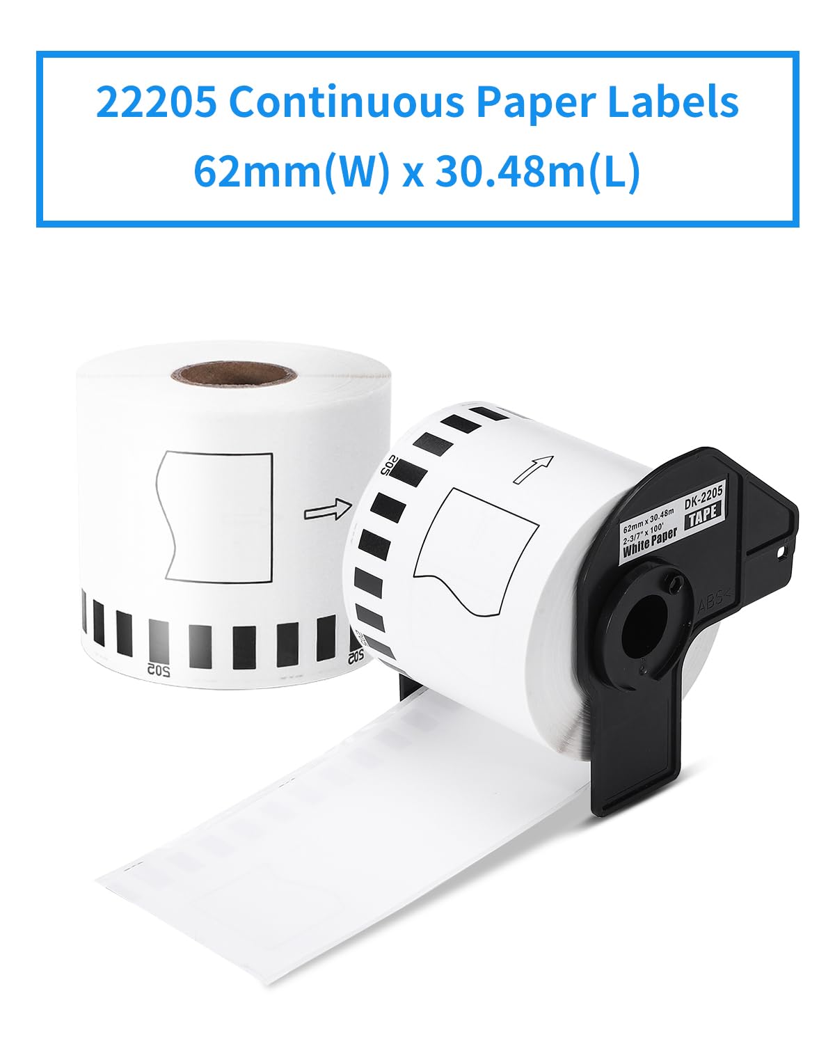 Amazon | 10ロール DK-22205 QL-700 QL-800 QL-810W QL-820NWB